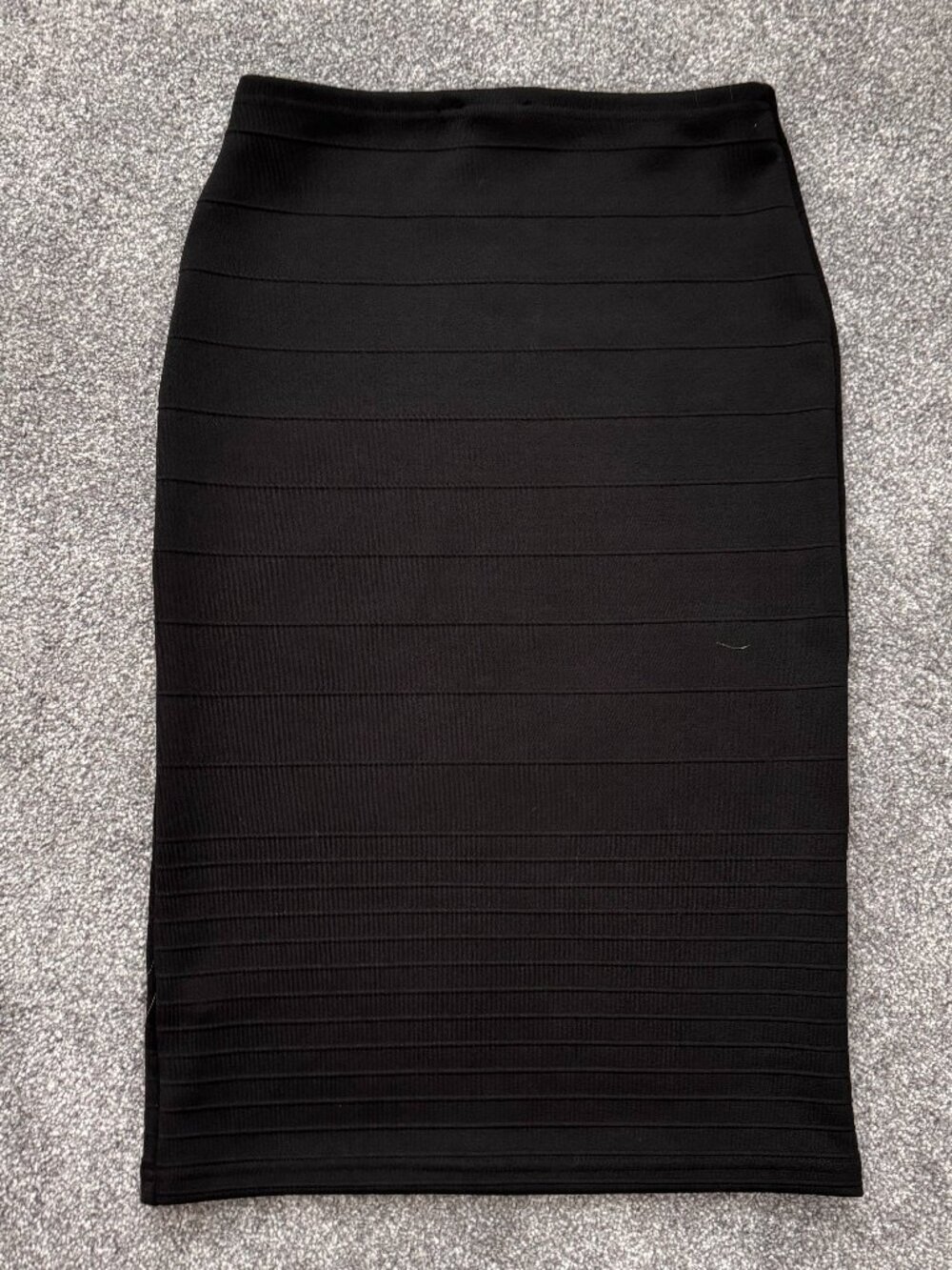 Topshop Black Bandage Bodycon Pencil Skirt Size 4 Y2K
